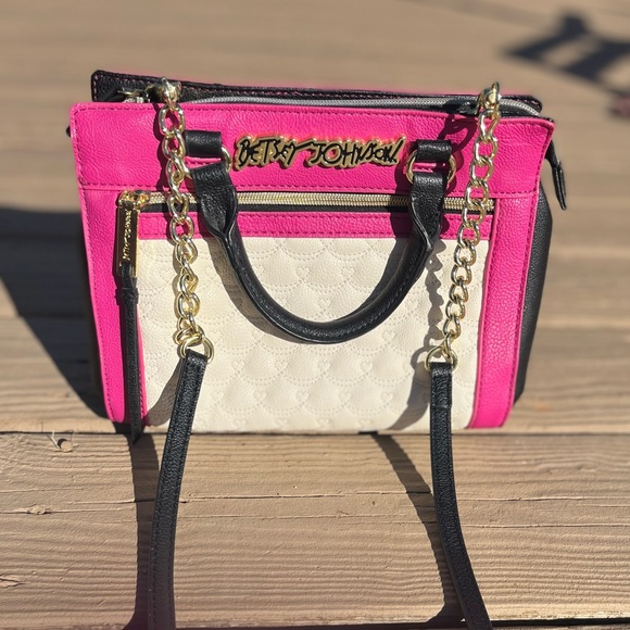 Betsey Johnson Handbags - Betsey Johnson Crossbody with Gold Details